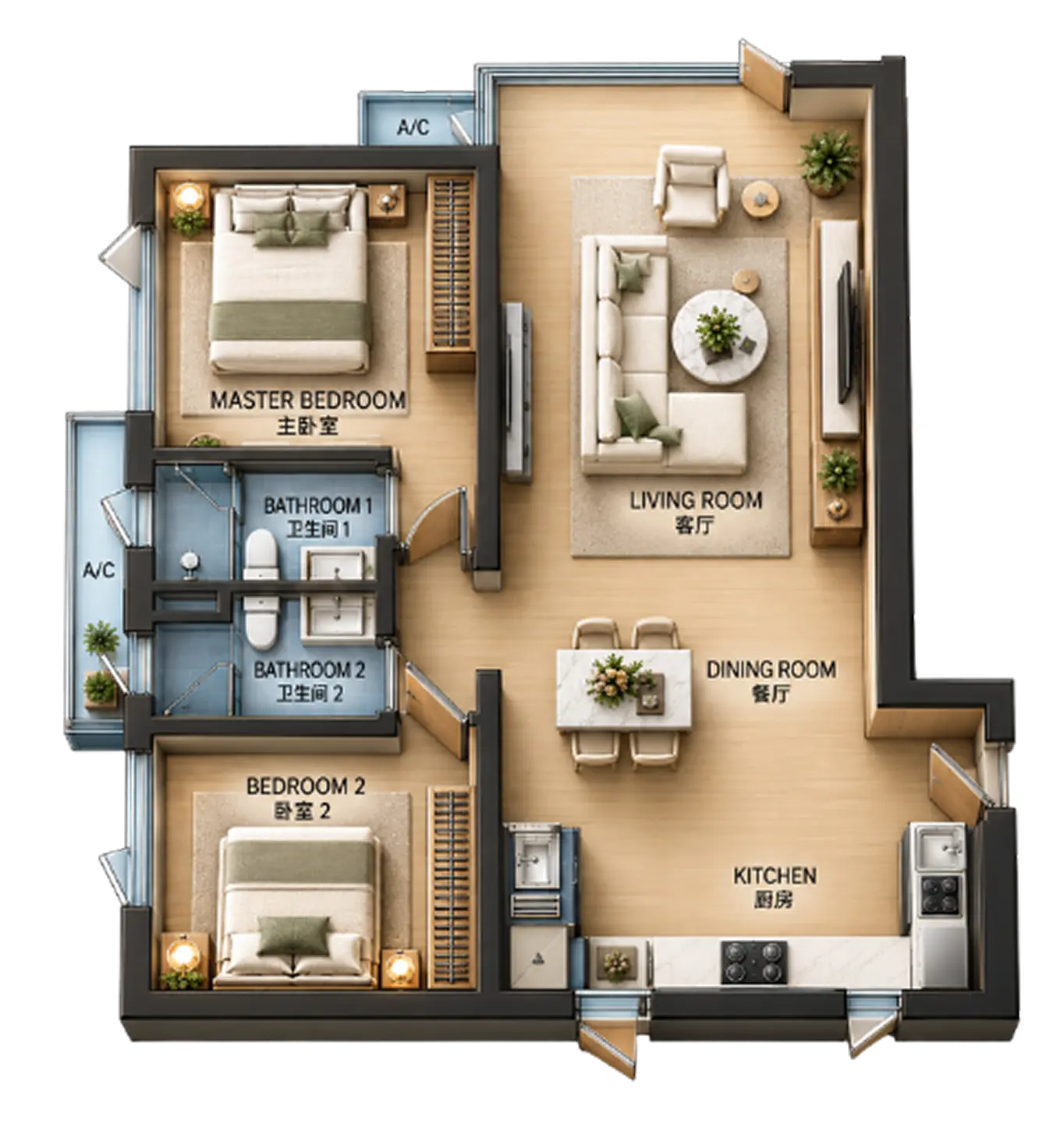 Type C2 Floor Plan